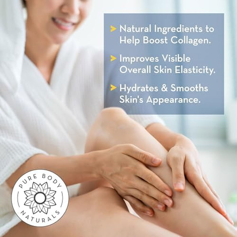 anti Cellulite Massage Oil, 8 Fl Oz | 100% Natural Cellulite Remover for Legs and Thighs | Chemical Free Firming Body Massage Oil for Women, Tightens Skin and Reduces Stretch Marks