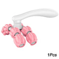 Y-Shaped 8-Bead Massager Hand Held Massager Roller for Hand Muscle Back Neck Foot Shoulder Leg Pain Relief Massage Tool
