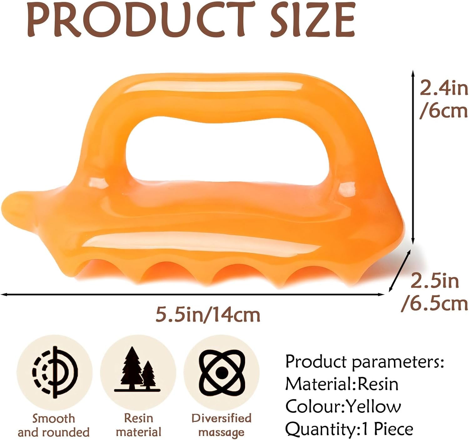Fascia Cellulite Massage Tool, Manual Trigger Point Massage Tools, Lymphatic Drainage Massager, Guasha Tool for Face, Back, Legs, Women'S Body Shaping Tools