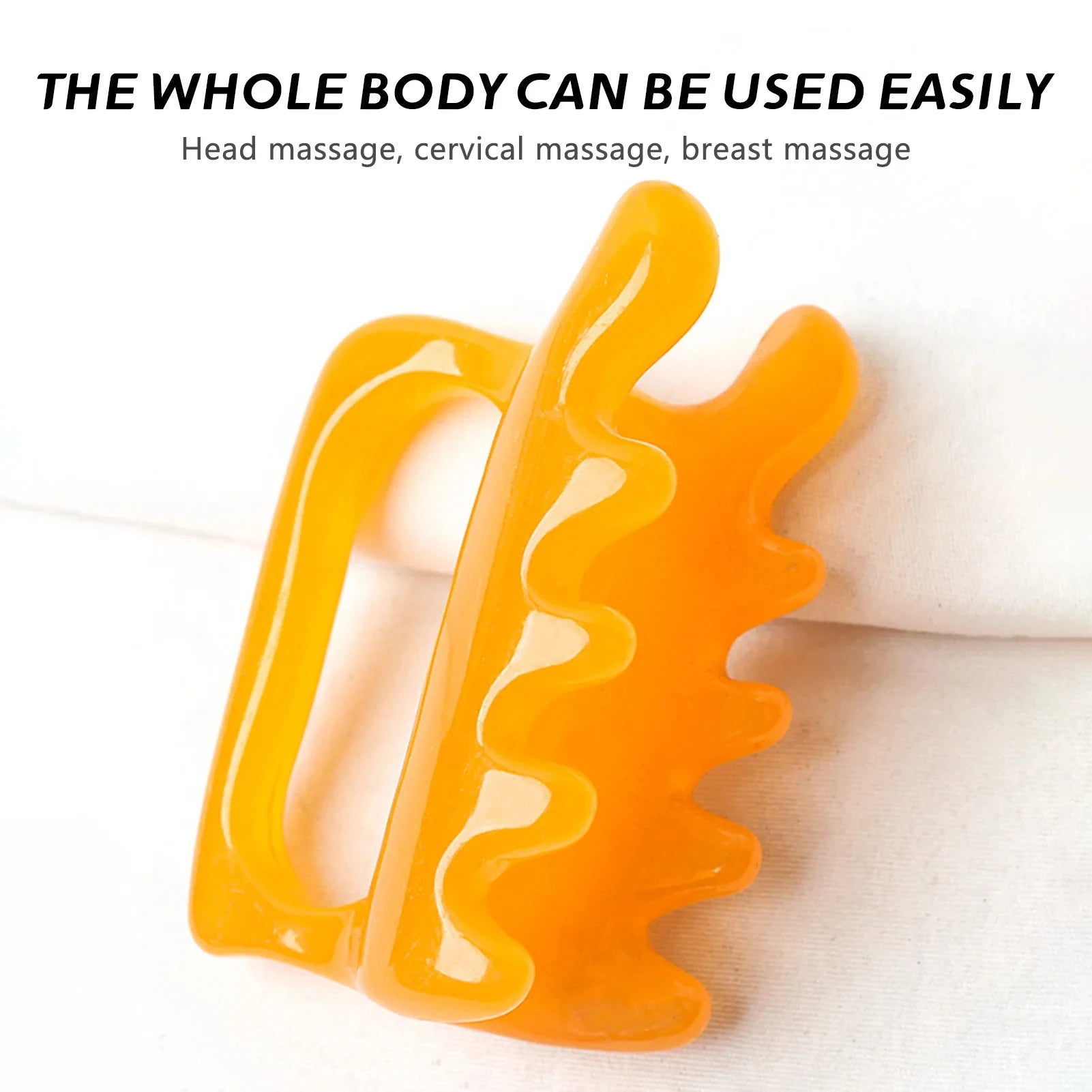 Double Push Massager Shoulder and Neck Point Pull Bar Scraping Massage Multifunctional Body Massage Tool Manual Massage Tool