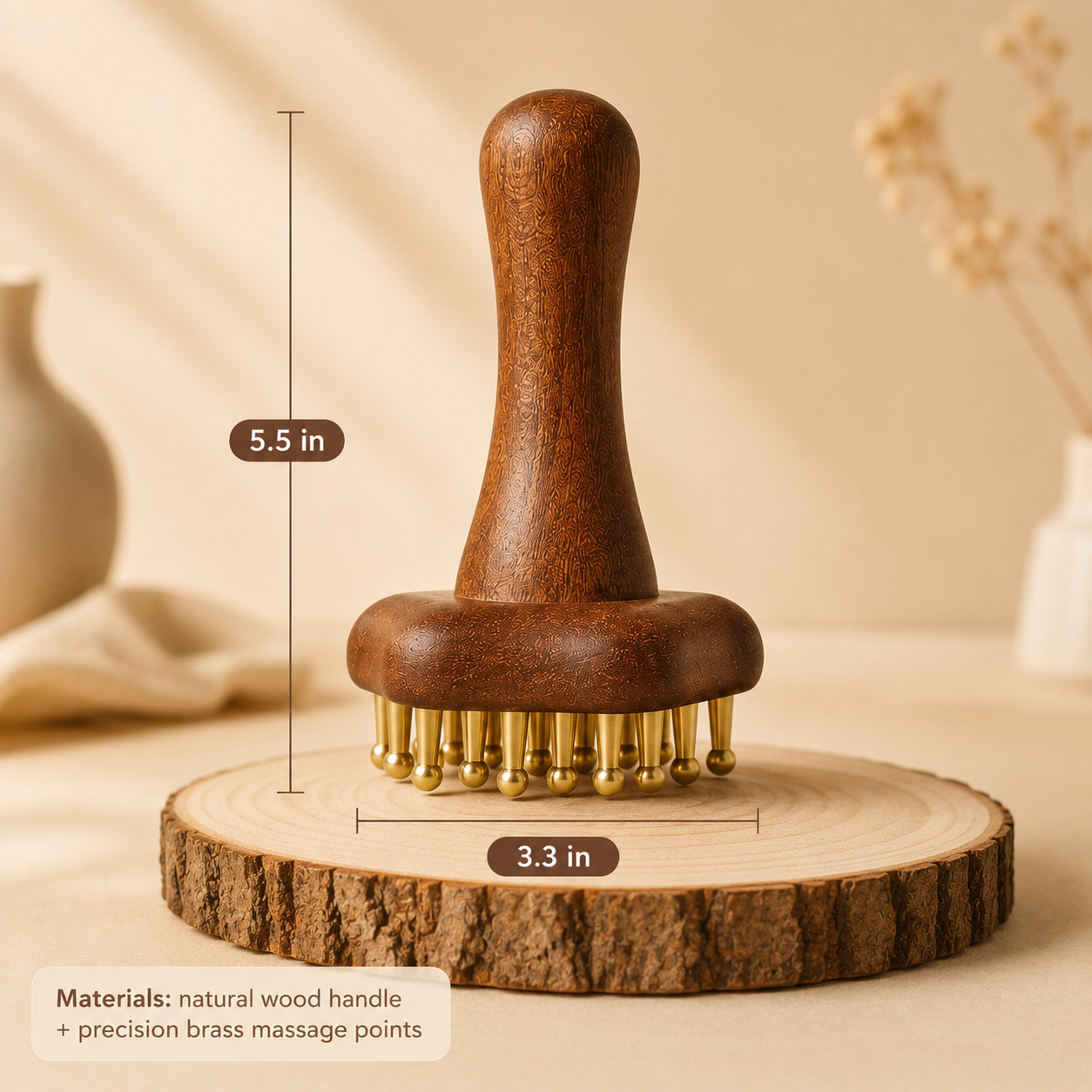 Beechwood Body Massage Tool