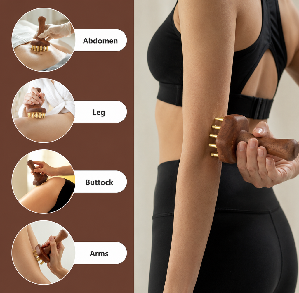 Beechwood Body Massage Tool