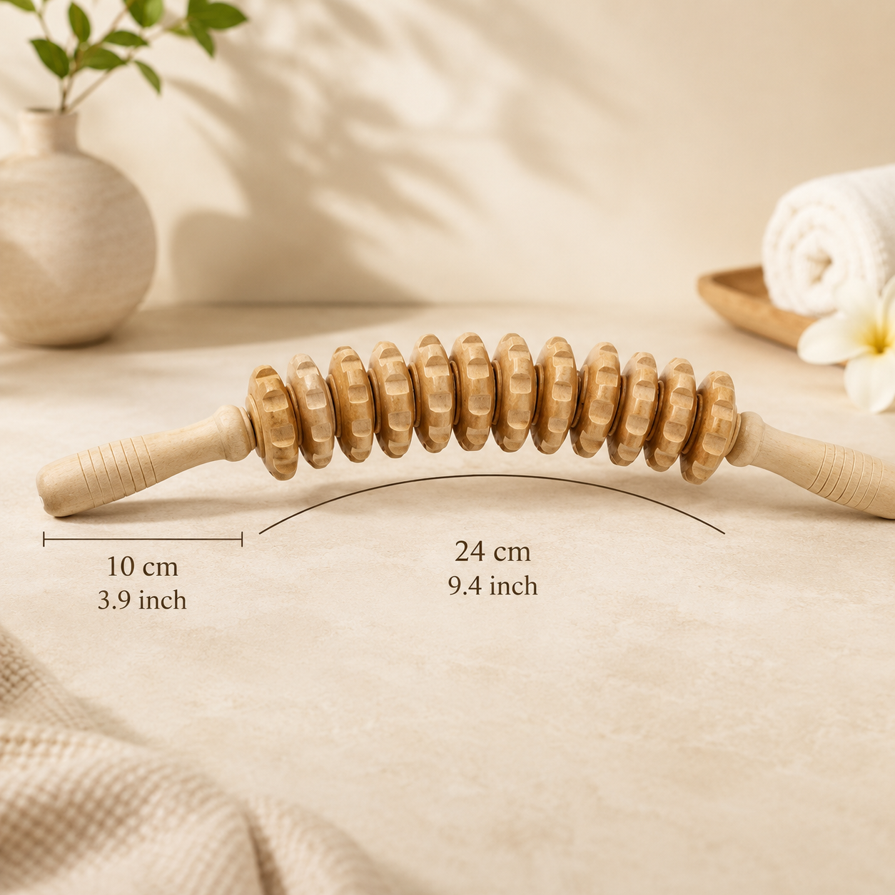 The Sculpting Arc - 12 Disc Beachwood Body Roller