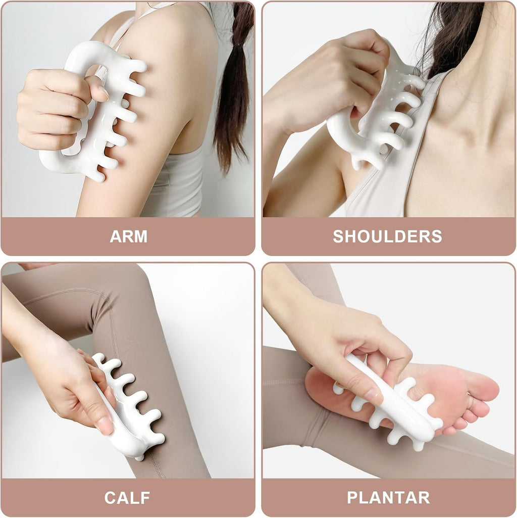 Fascia Massage Tool Trigger Point Massage Tools anti Blaster for Cellulite Massage Tool Reaching Deep Myofascial Tissue Throughout the Body Release Muscle Knot Reduction Cellulite